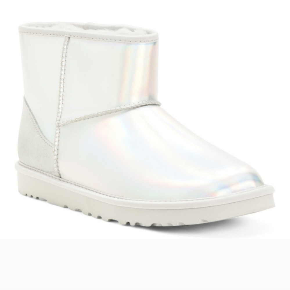 NIB Ugg classic mini iridescent bootie SIZE 7 - Picture 2 of 8